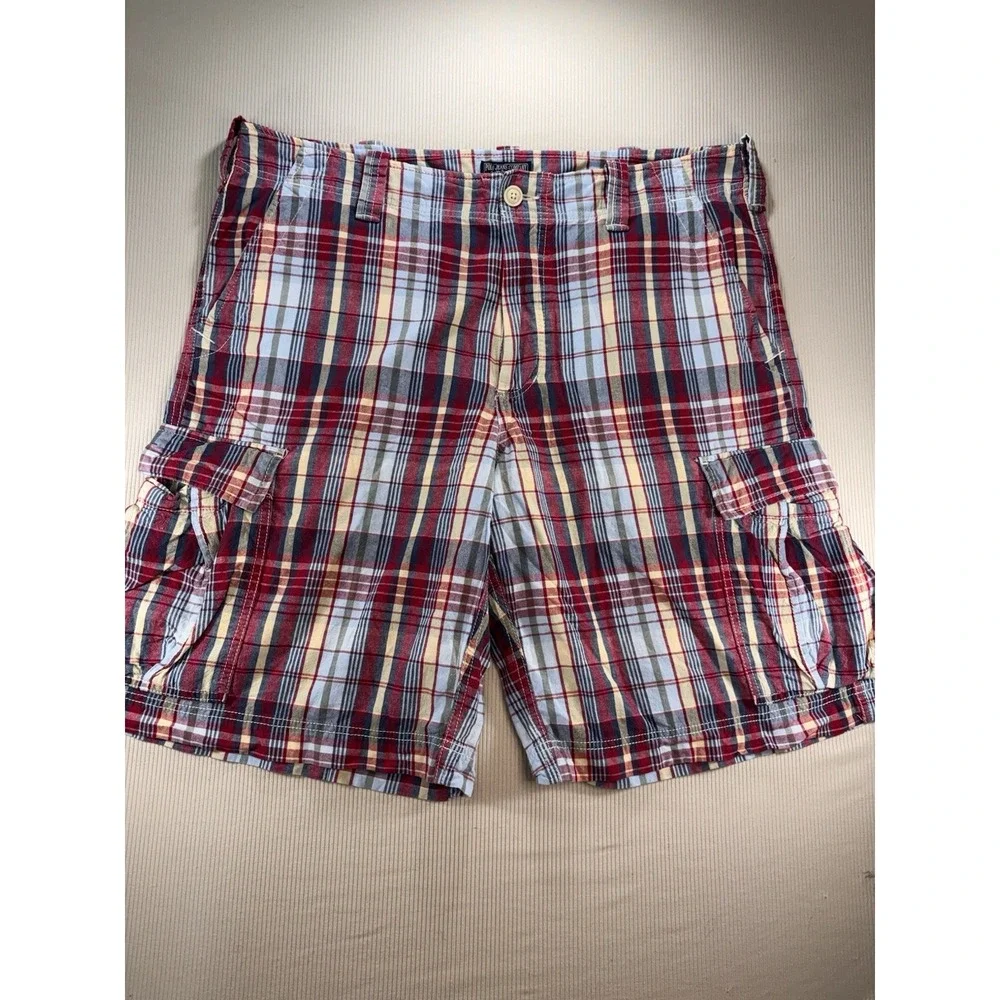 Polo Jeans Company Cargo Shorts Mens 38 Red Blue Yellow Green Madra Ralph Lauren